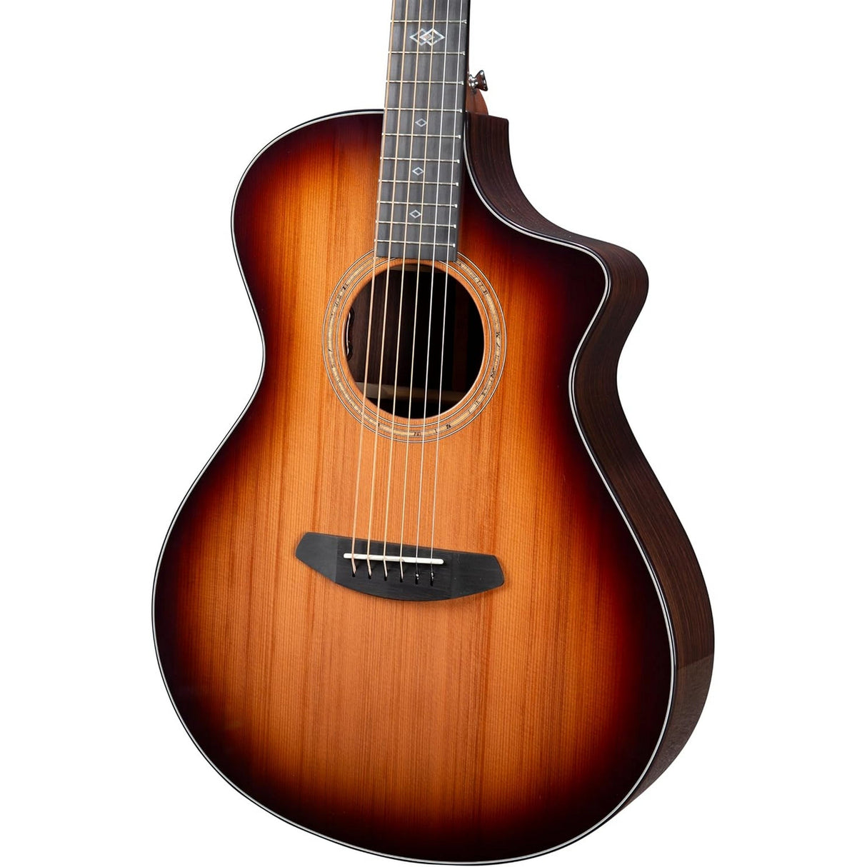 Breedlove Premier Concert Thinline Edgeburst CE Acoustic Electric Guitar