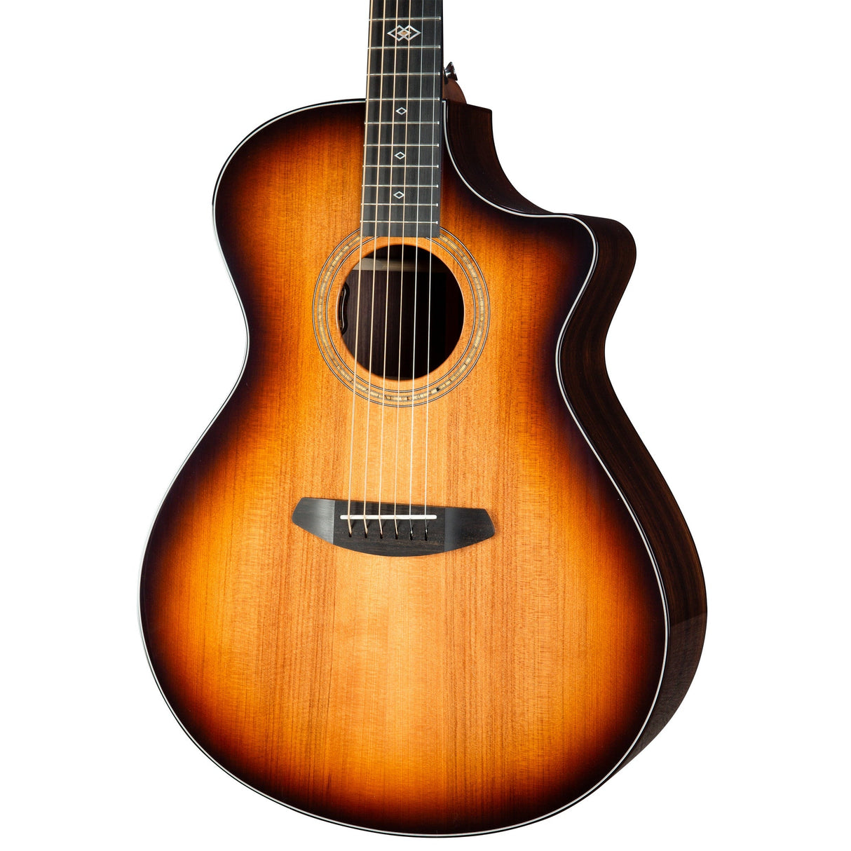 Breedlove Premier Concerto CE Redwood Acoustic Electric Guitar, Edgeburst Gloss Finish