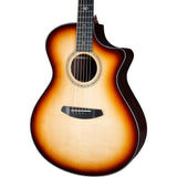 Breedlove Premier Concerto CE Acoustic-Electric Guitar, Burnt Amber Adirondack/East Indian Rosewood Finish