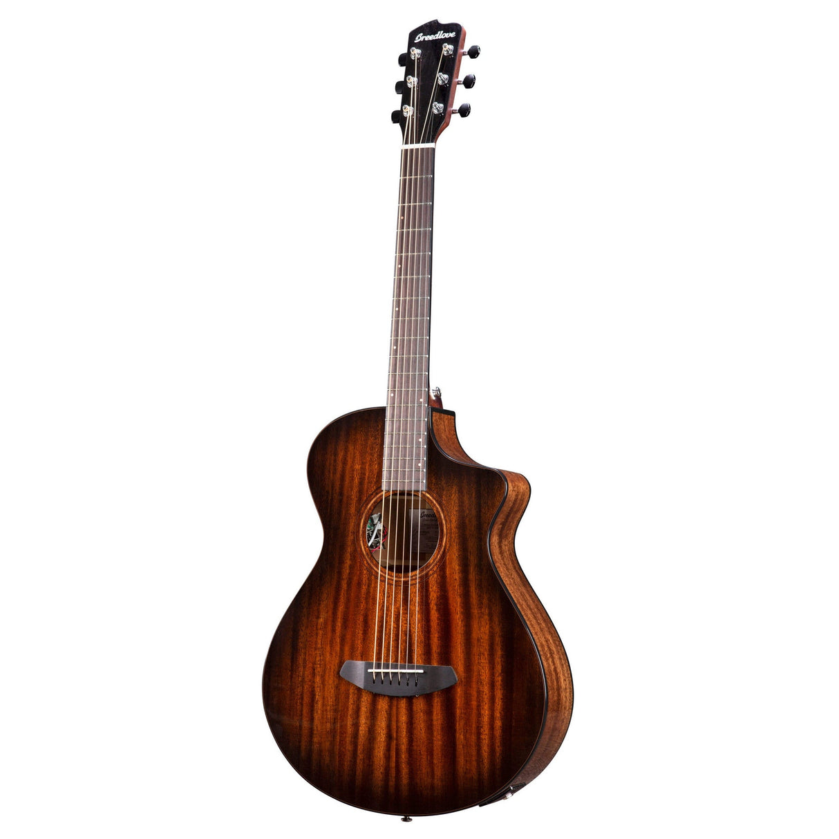 Breedlove Wildwood Pro Concertina Suede CE Acoustic-Electric Guitar, African Mahagony Finish