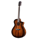 Breedlove Wildwood Pro Concerto Suede CE Acoustic-Electric Guitar, African Mahogany Finish