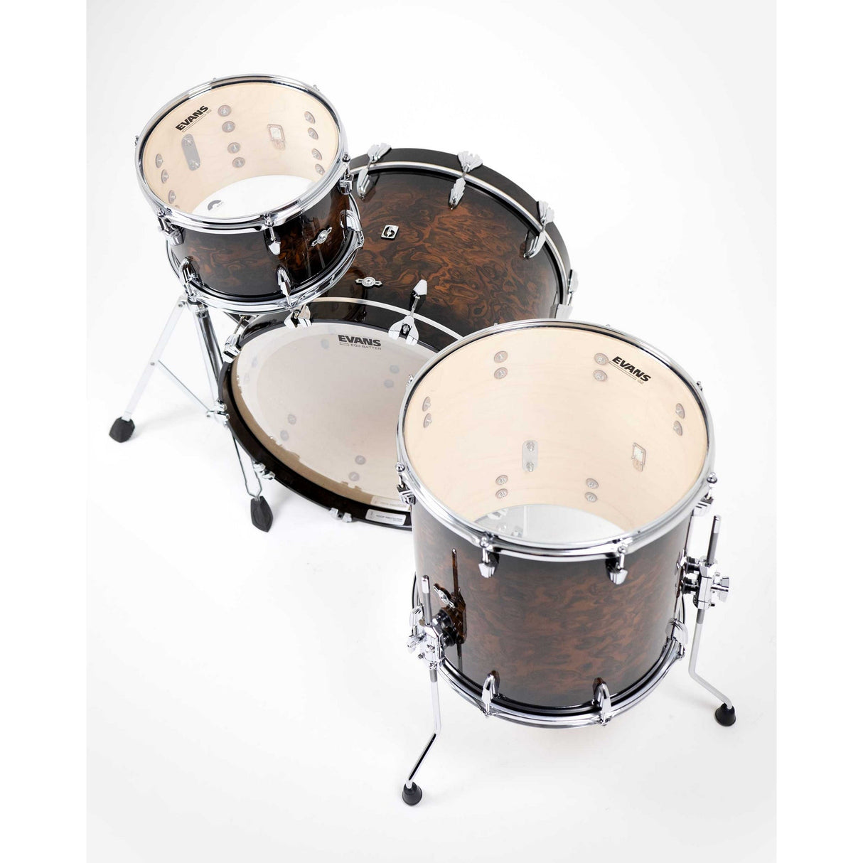 British Drum Co LEG-20-FS-WDG Legend Series Fusion 20 Kit, Windsor Dark Ultra Finish