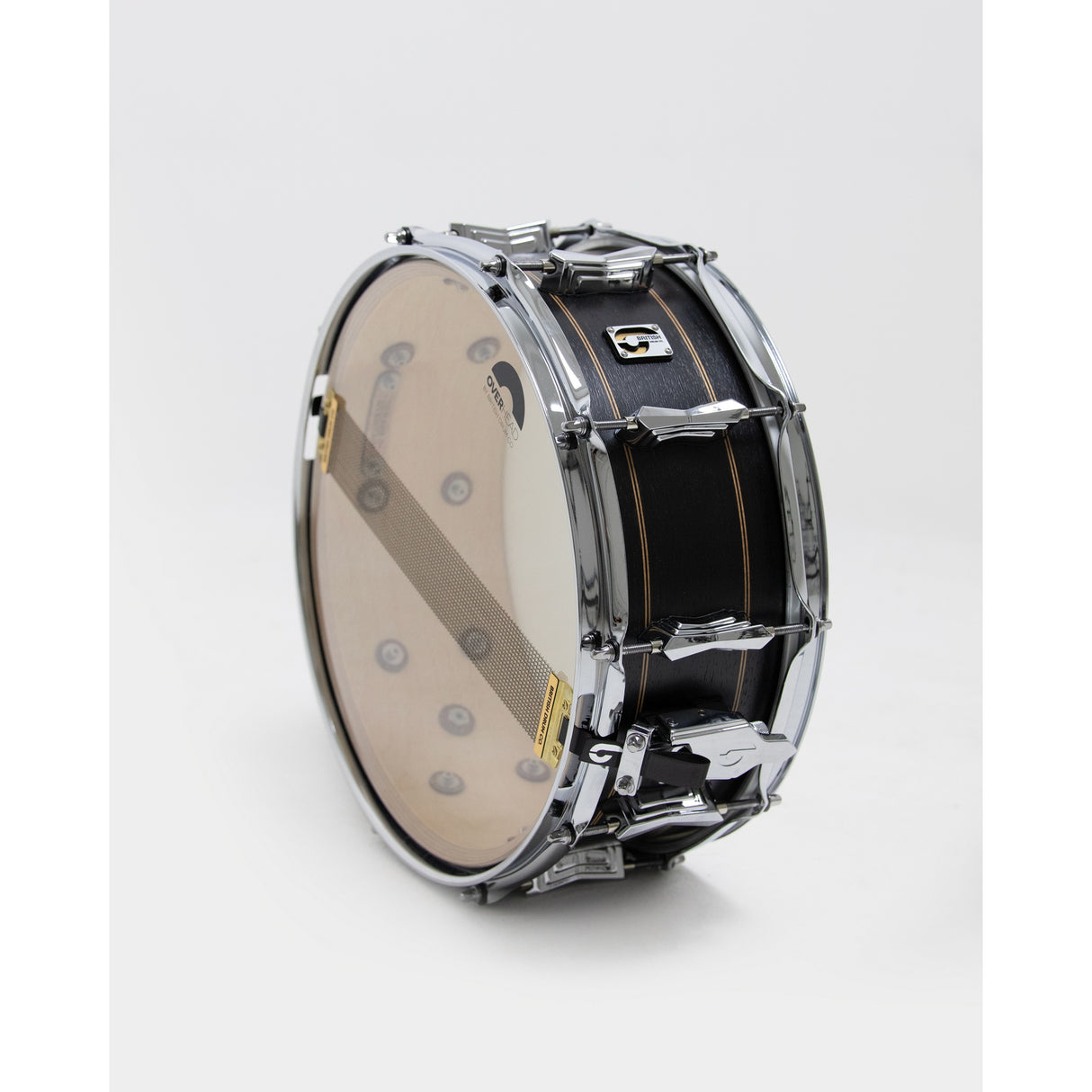British Drum Co MER-14-65-SN Merlin Series 14x6.5-Inch Snare Drum, Maple and Birch Finish