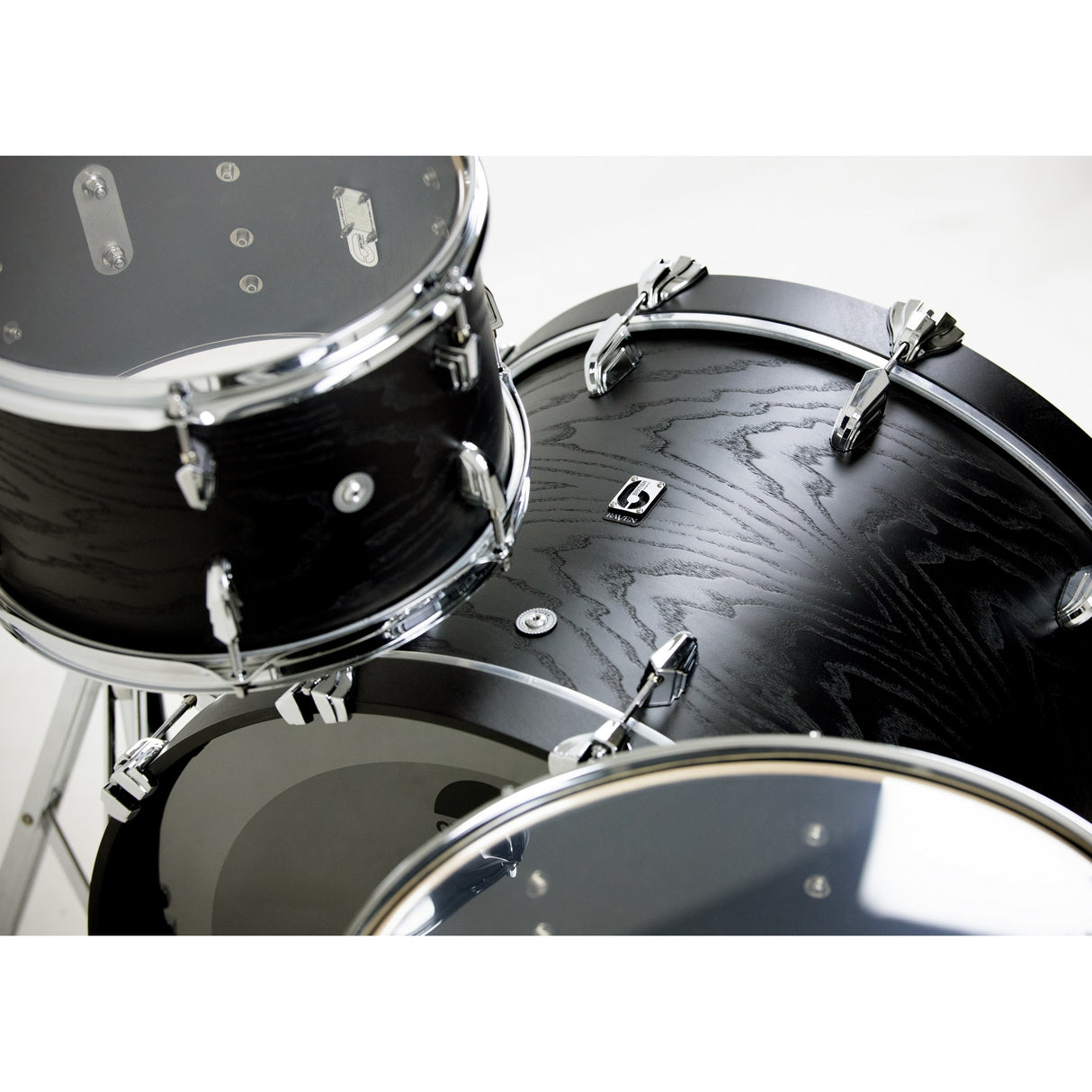 British Drum Co RAV-CB-22 Raven Series Club Kit, Black Ash Finish