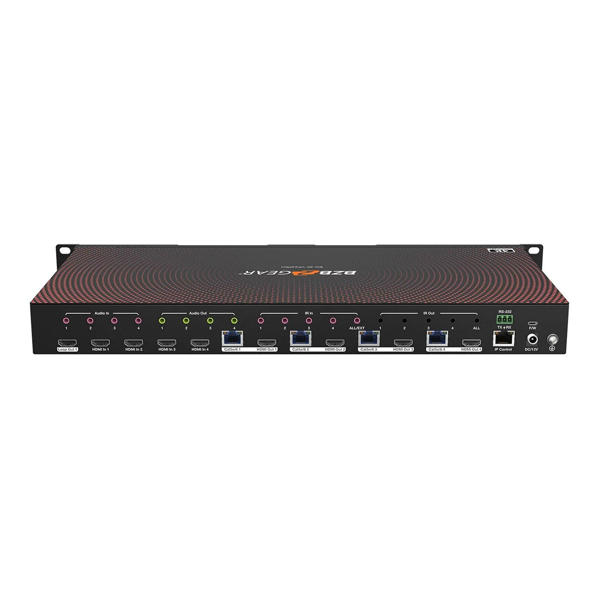 BZBGEAR BG-4K-VP44PRO 4×4 4K UHD Seamless HDMI Matrix Switcher/Video Wall Processor/MultiViewer Over Cat5/6/7