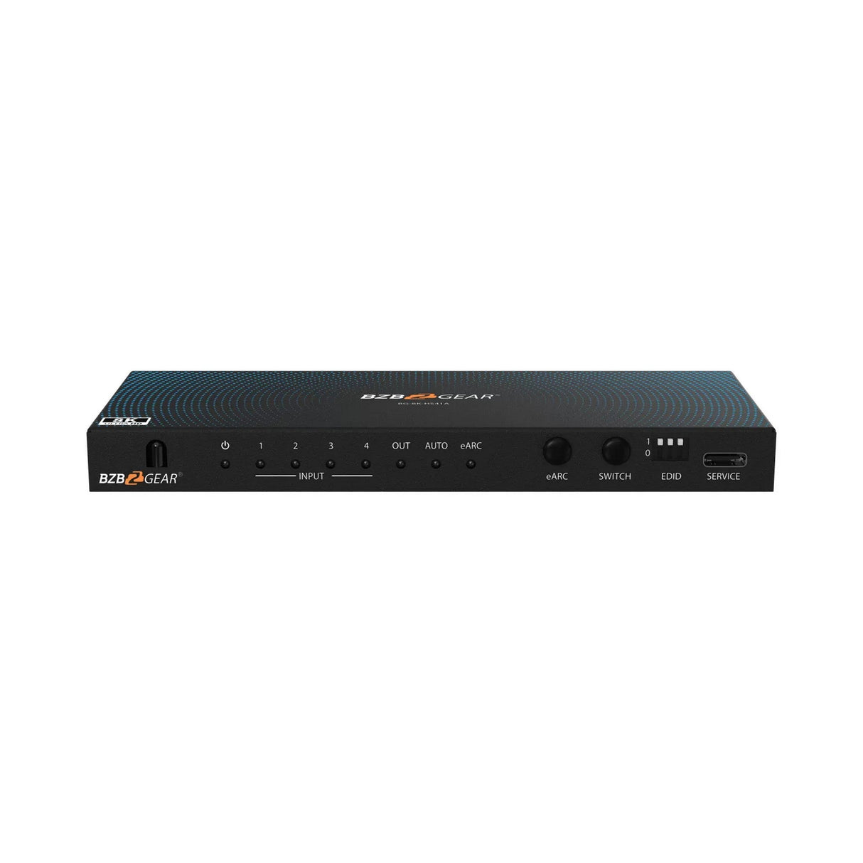 BZBGEAR 4x1 8K UHD HDMI 2.1 Switcher with Audio De-Embedder