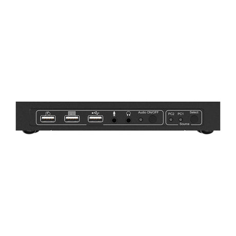 BZBGEAR BG-UHD-KVM21A 2x1 4K UHD KVM Switcher with USB2.0 Ports for Peripherals and Audio Support