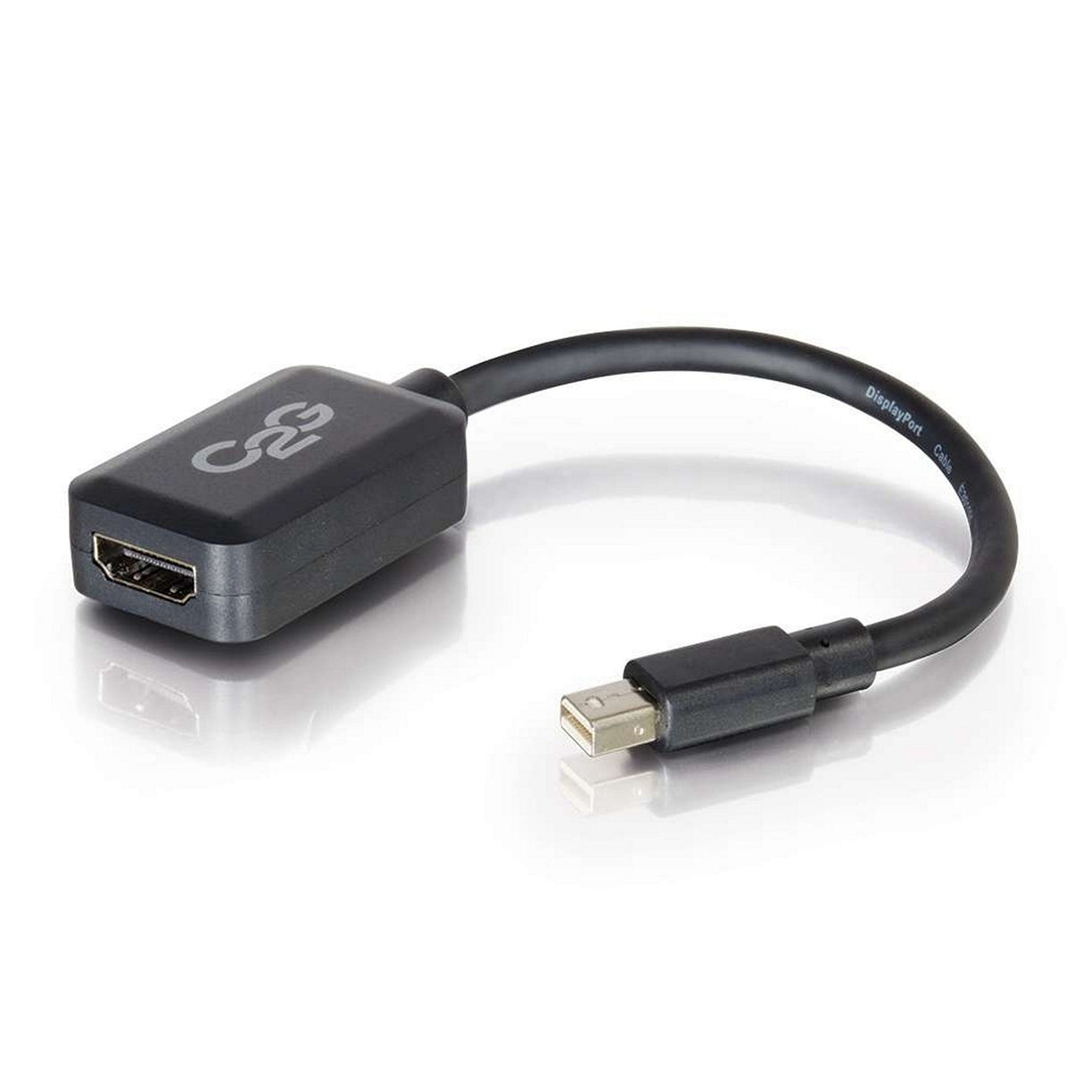 C2G 54313 Mini DisplayPort Male to HDMI Female Adapter Converter, 8 Inch