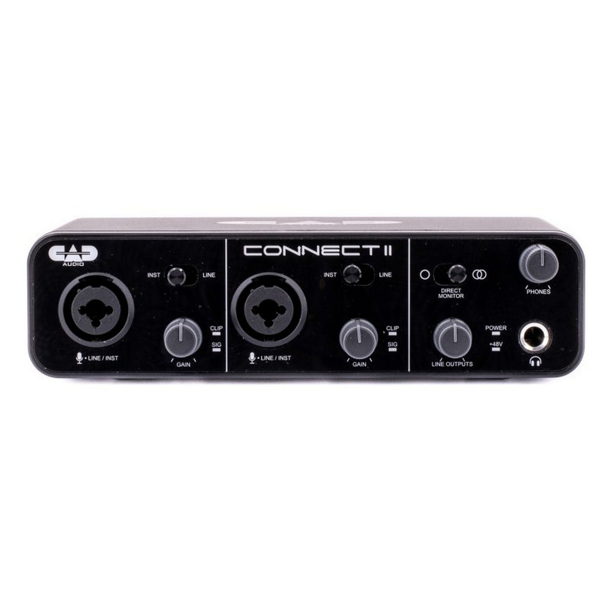 CAD Audio CX2 Connect II 2x2 USB Audio Interface with Dual Mic Preamps