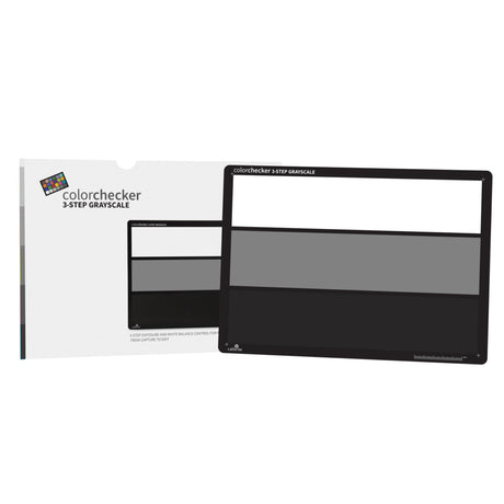 Calibrite ColorChecker 3-Step Grayscale of 18 Percent for Capture and Editing Color Control