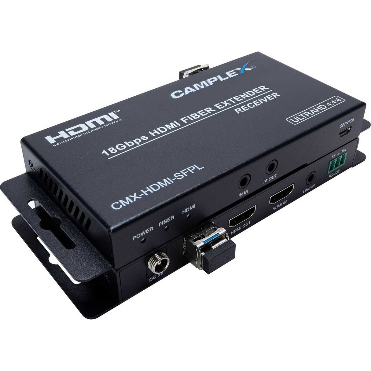 Camplex 18 Gb/s HDMI over Single-Mode Fiber Extender Kit with Audio Extracting