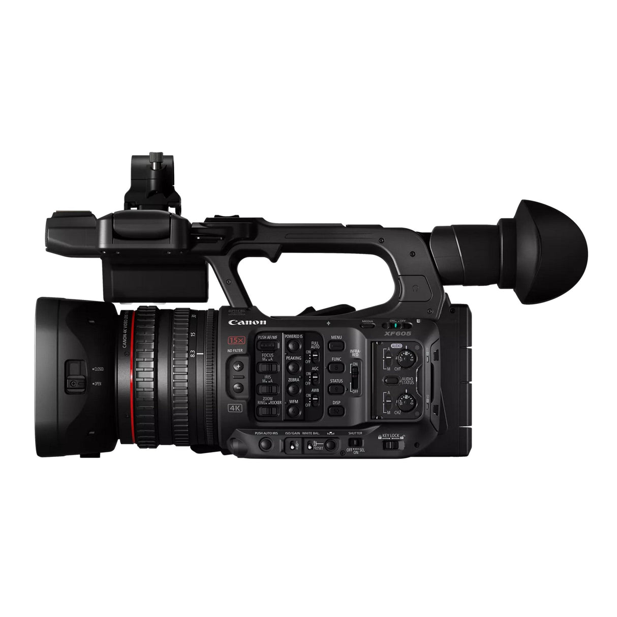 Canon XF605 UHD 4K HDR 15x Pro Camcorder