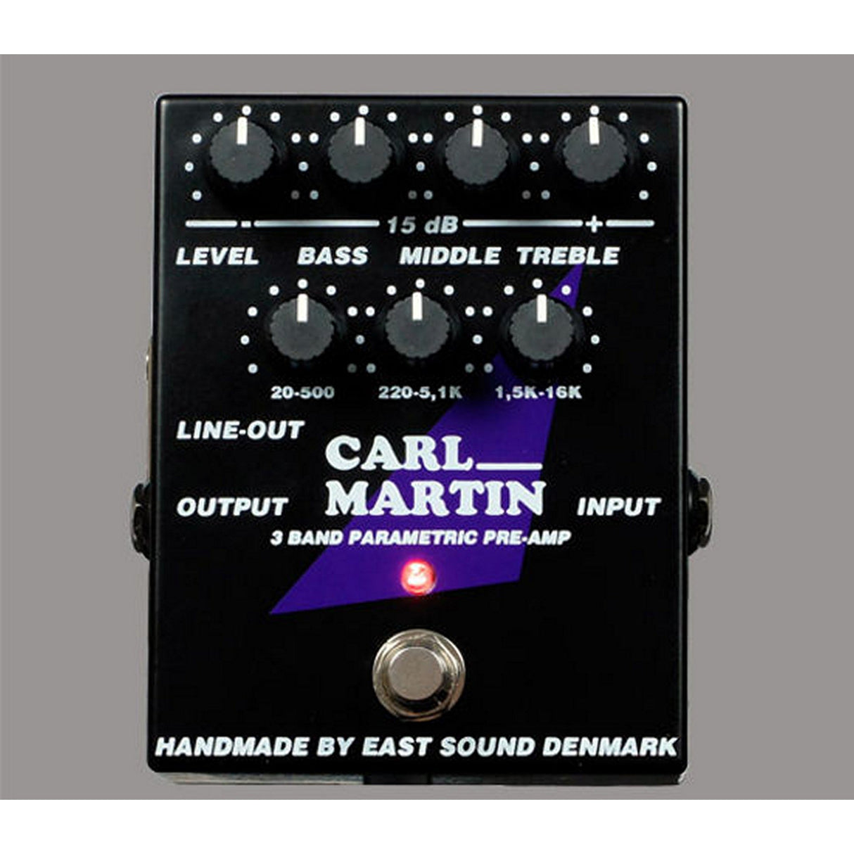 Carl Martin 3 Band Parametric EQ Guitar Pedal