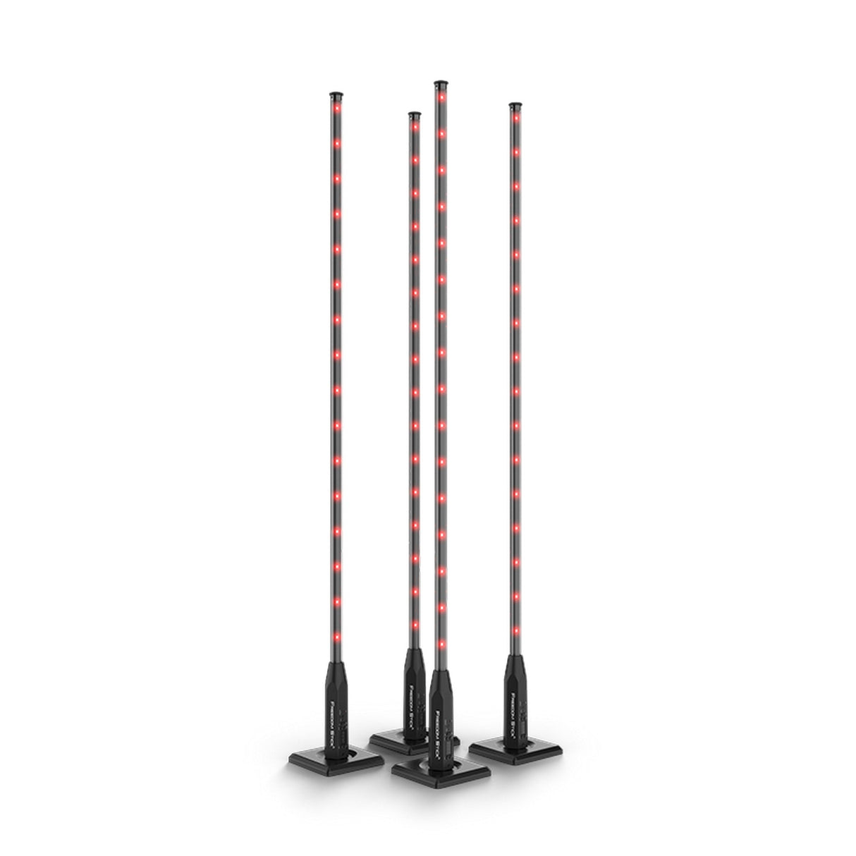 Chauvet DJ Freedom Stick X4 Battery-Powered Free-Standing LED Array Lights, 4-Pack