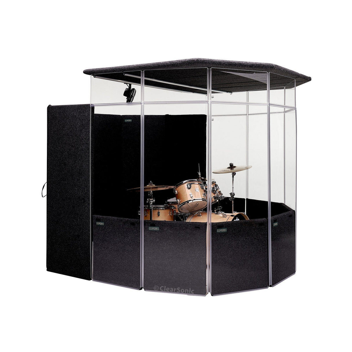 ClearSonic IPA IsoPac A Portable Drum Isolation Booth, 60-70% Volume Reduction