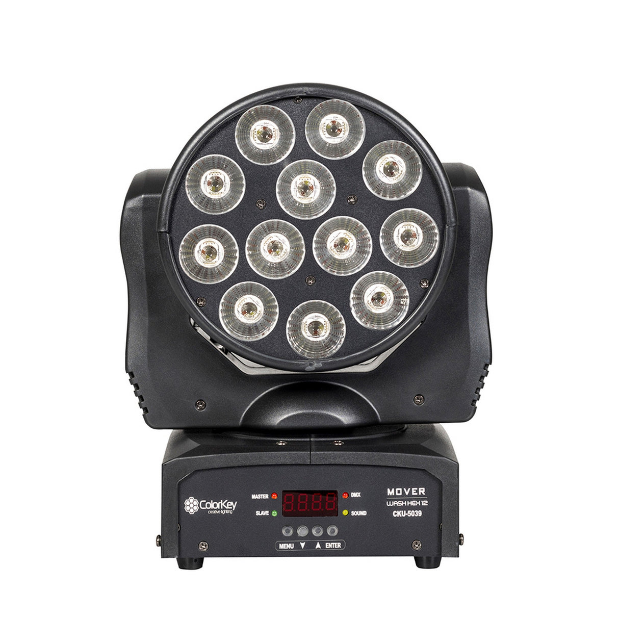 ColorKey Mover Wash HEX 12 RGBAW-UV LED Moving Head Wash Light