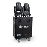 ColorKey 2-Piece Flight Case with Castors for Creator Spot 250 Moving Head Light Black