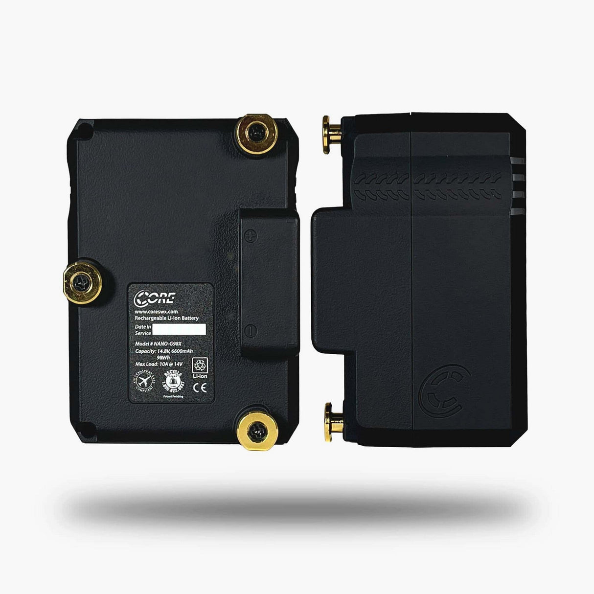 Core SWX NANO X G98 Micro 98Wh Li-Ion Battery, Gold Mount