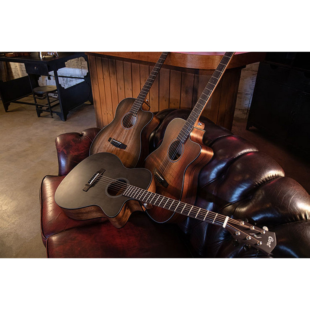 Cort CORE OC Acoustic Electric Guitar Core Mahogany - guitar