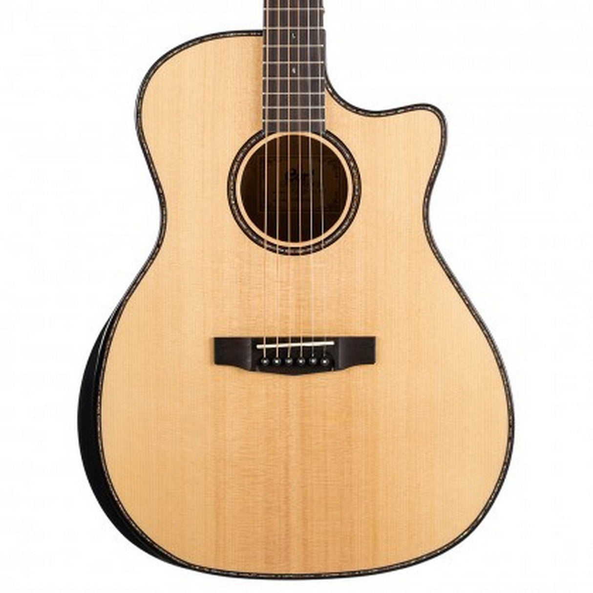 Cort GA-MY Bevel Acoustic-Electric Guitar Myrtlewood Natural - guitar