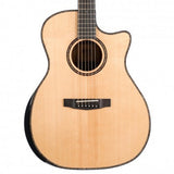 Cort GA-PF Bevel Acoustic-Electric Guitar, Pao Ferro, Natural