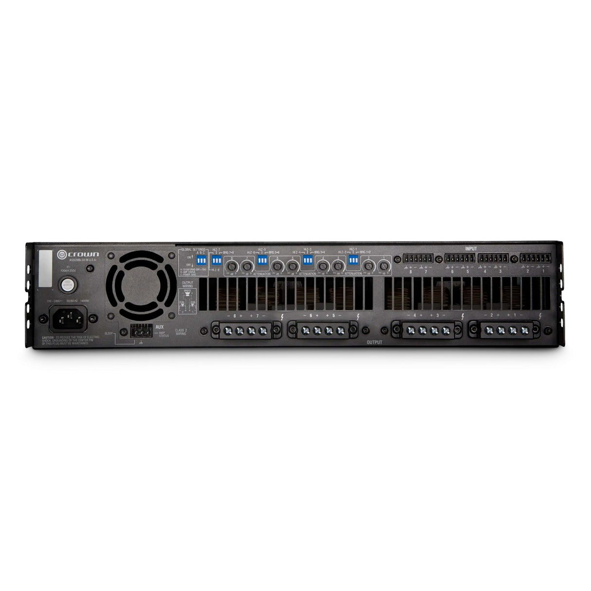 Crown DCi8x300 300W 8-Channel Analog Power Amplifier