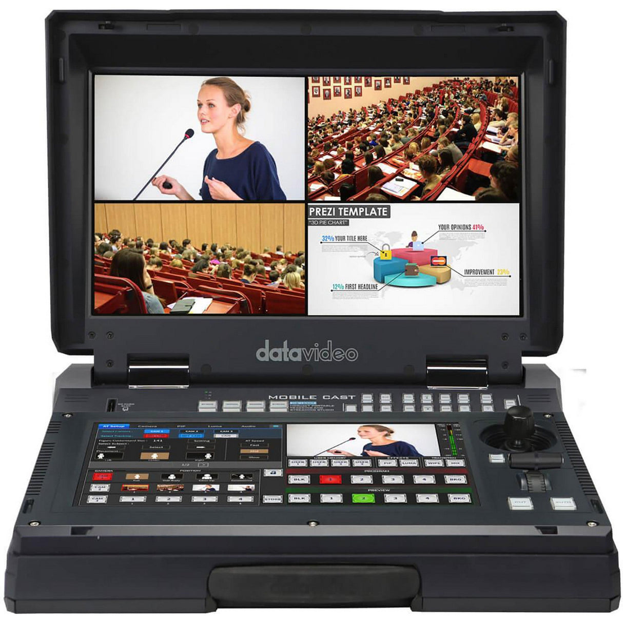 Datavideo HS-1650T HDBaseT Portable Streaming Production Switcher