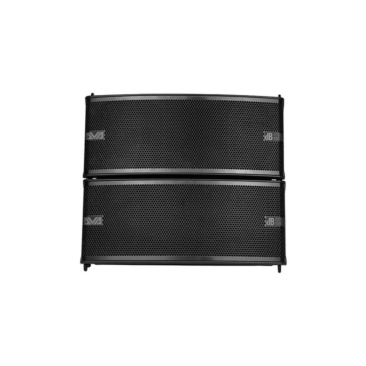 dB Technologies DVA M2M+M2S 400W 2 x 6.5-Inch 2-Way Active Line Array Dual Speaker Set, Black