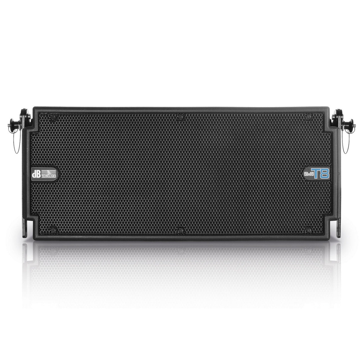 dB Technologies DVA T8 8-Inch 3-Way 700W Active Line Array Speaker, Black