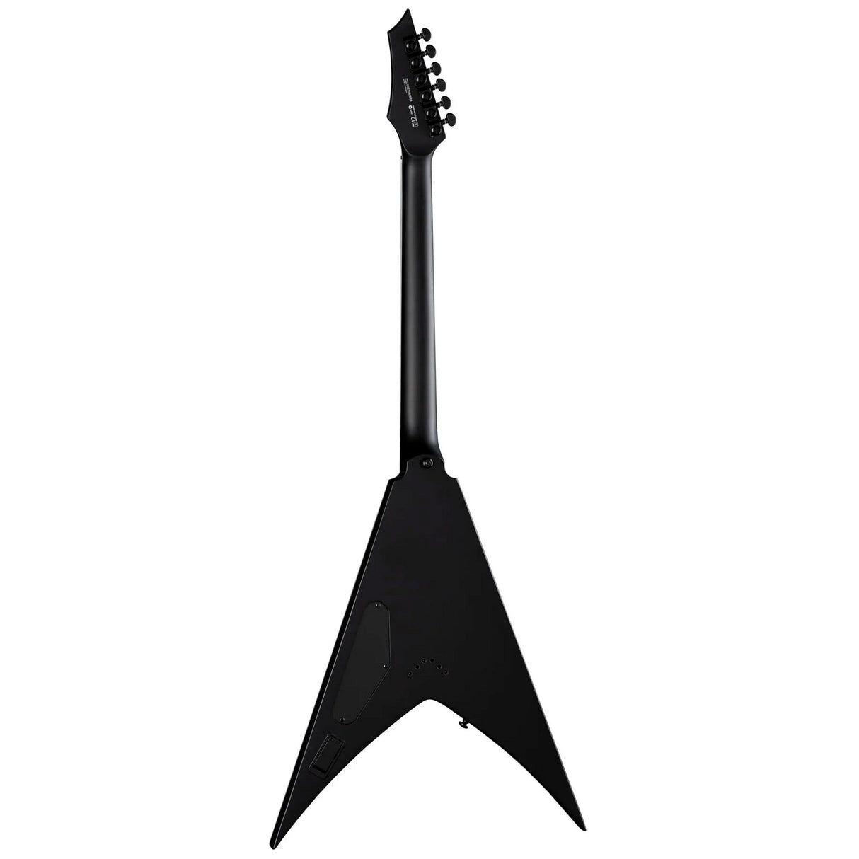 Dean Guitars Vengeance Select Fluence Black Satin Electric Guitar, 6-String