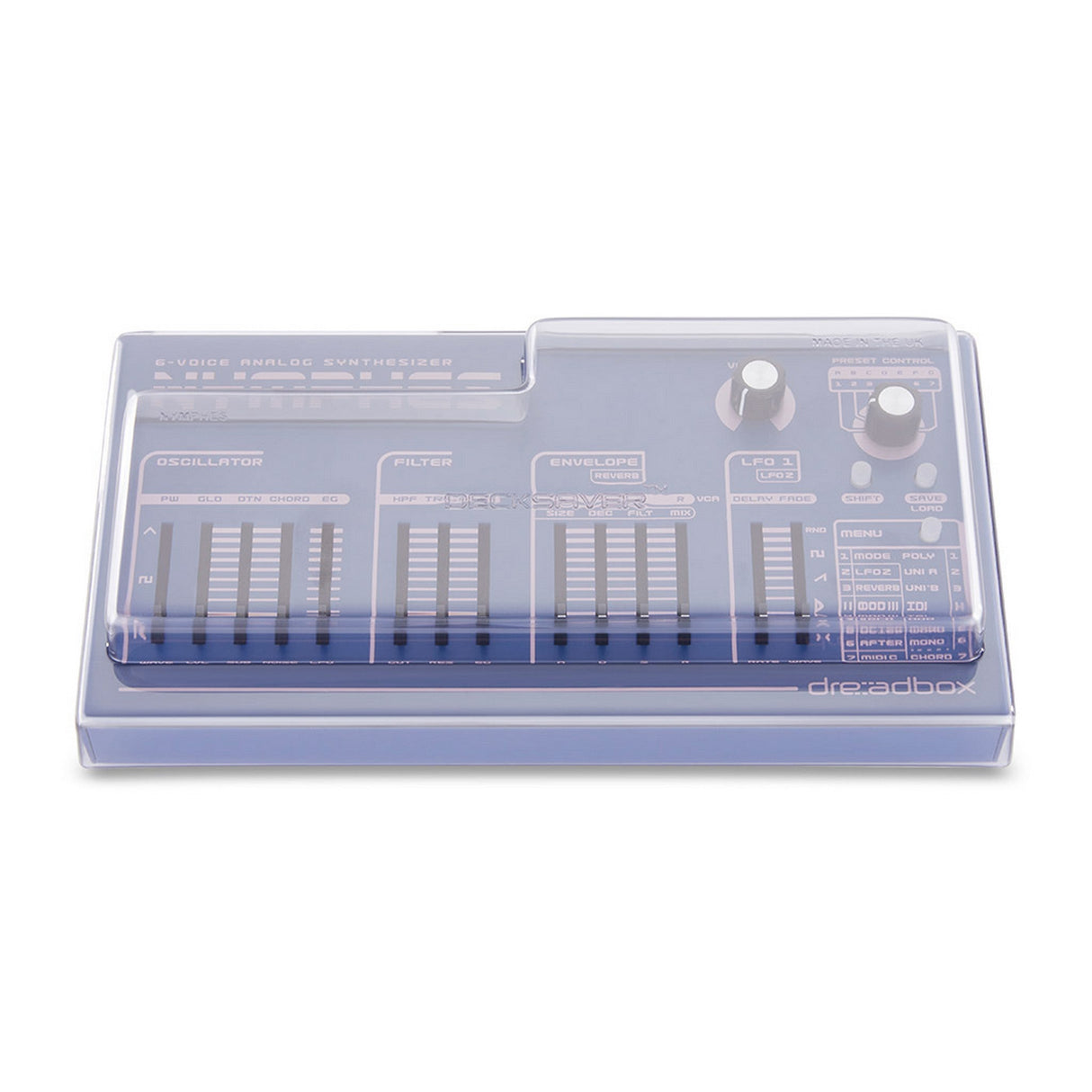 Decksaver Cover for Dreadbox Nymphes
