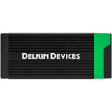 Delkin Devices DDREADER-56 USB 3.2 CFexpress Type B and SD UHS-II Memory Card Reader