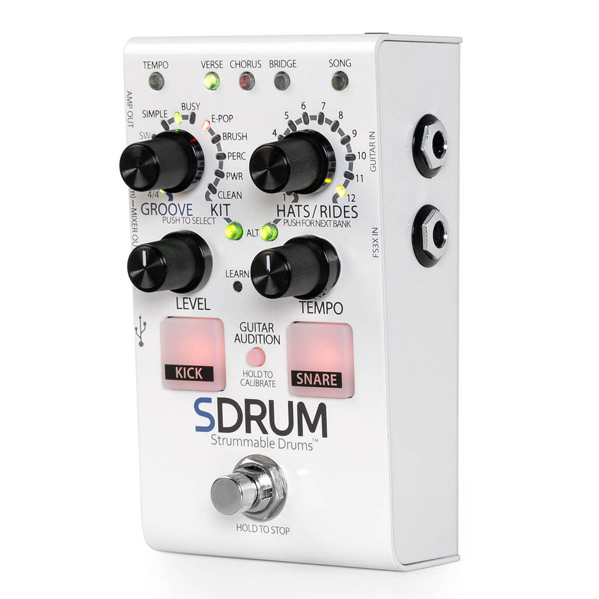 DigiTech SDrum Strummable Drum Machine Pedal