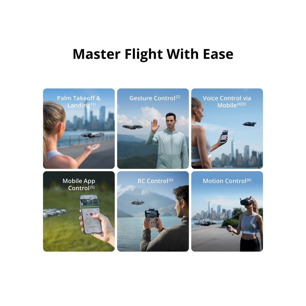 DJI Neo 2 Fly More Combo with RC-N3, 4K Palm-Launch Drone, 3 Batteries