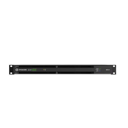 Dynacord IX30:4 4-Channel 3000W Networked DSP Amplifier with Dante, powerTANK, ecoRAIL, and FIR-Drive