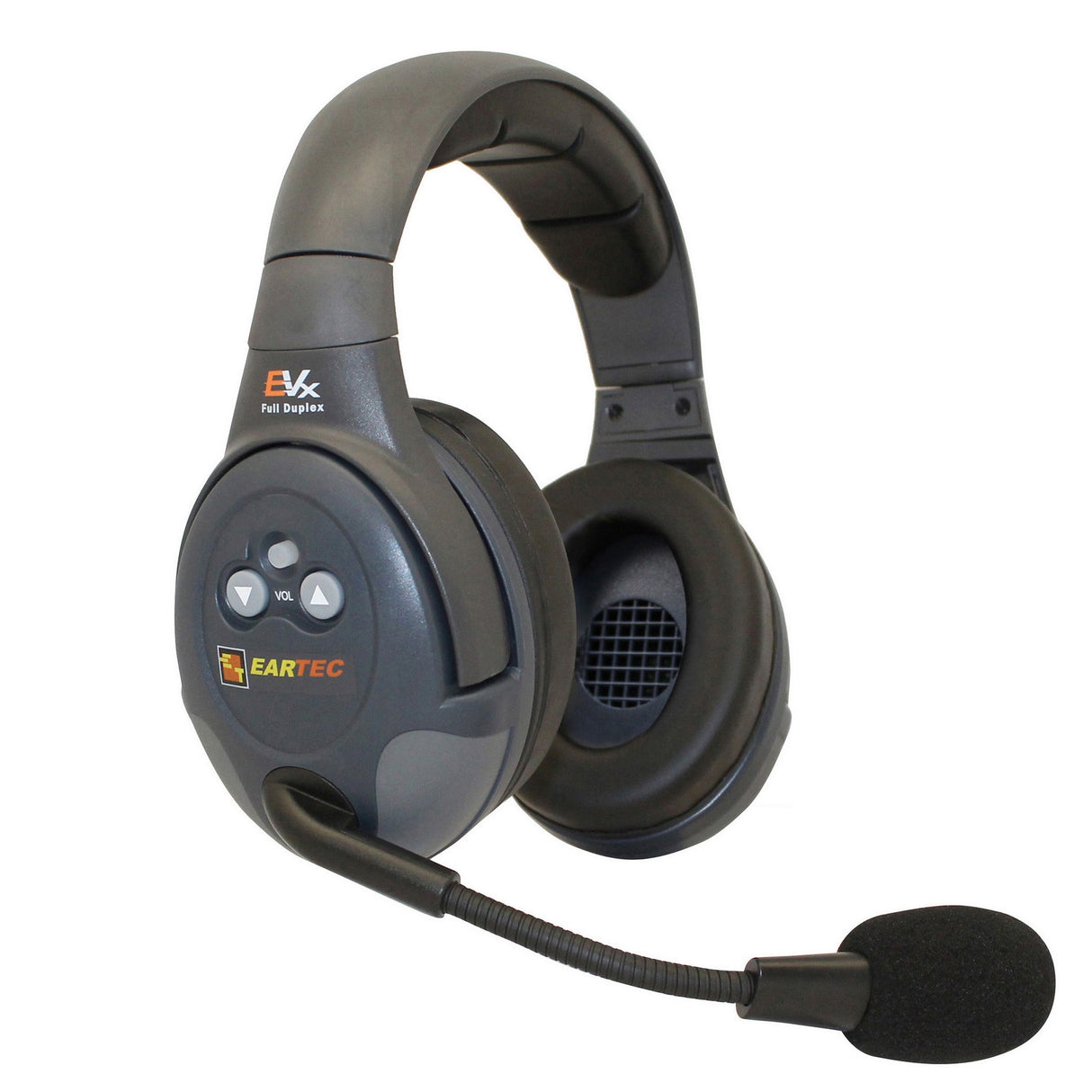 Eartec EVADE EVX1477-CM Full Duplex Dual Channel Wireless Intercom System with 7 Single 7 Dual Speaker Headsets