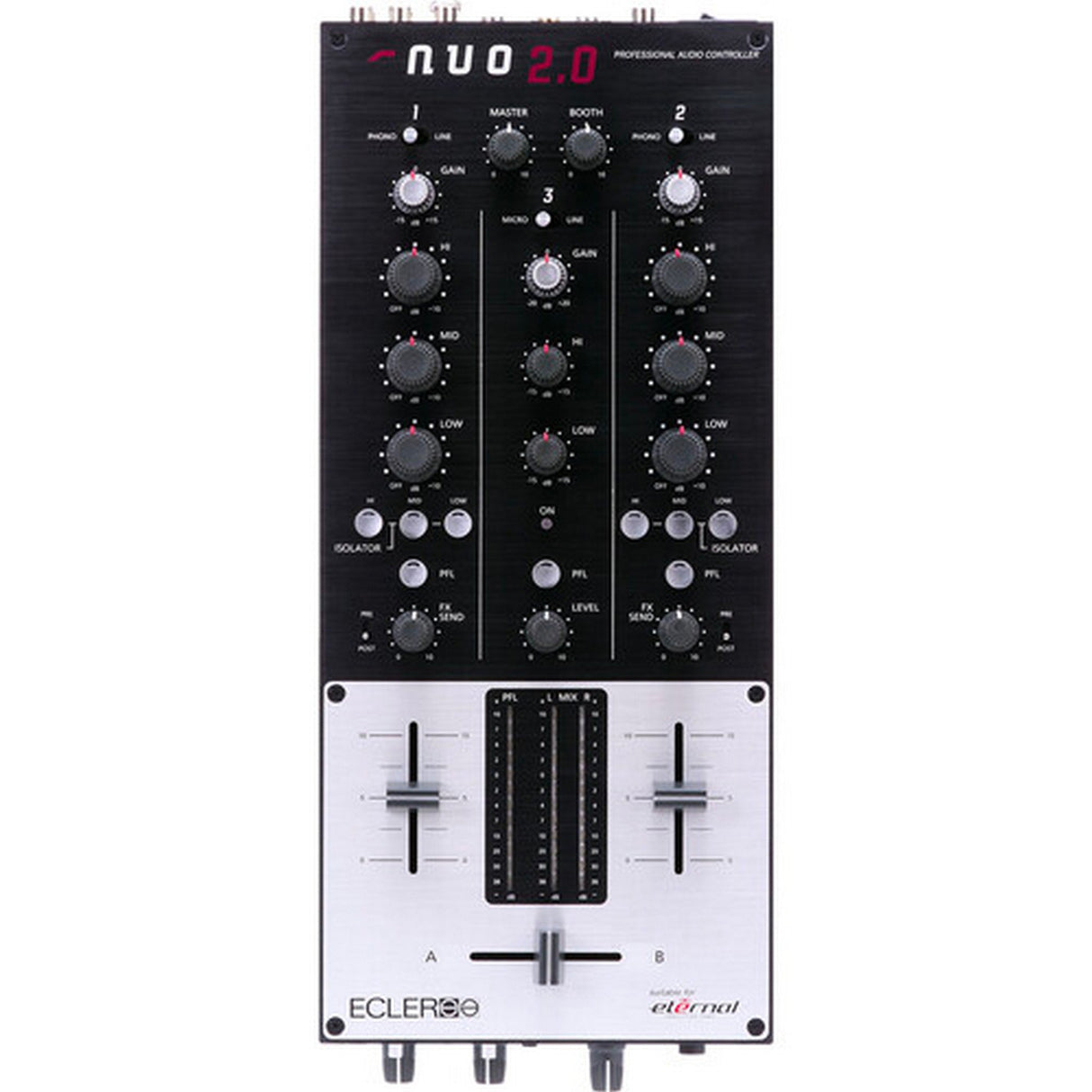 Ecler NUO 2.0 2-Channel Analog DJ Mixer