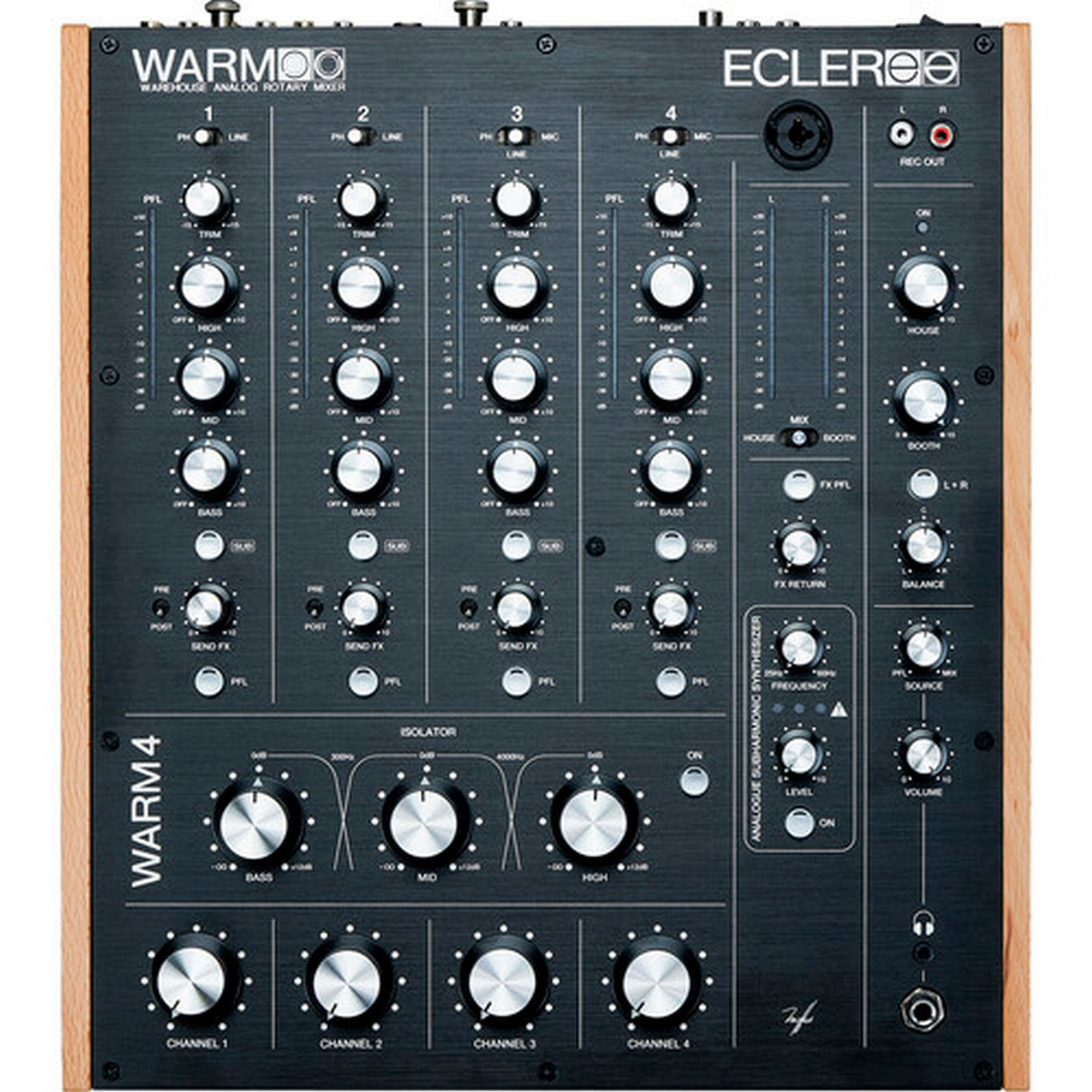 Ecler WARM2/WARM4 Analog Rotary DJ Mixers