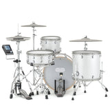 EFNOTE 7 Acoustic Designed Electronic Drum Set, White Sparkle Finish