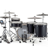 EFNOTE 7X Acoustic Designed Electronic Drum Set, Black Oak Wrap Finish