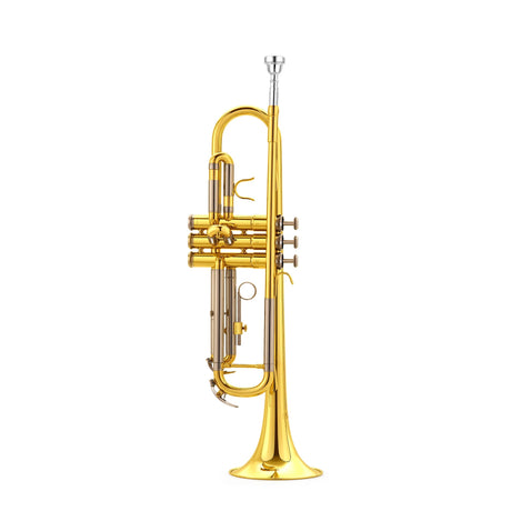 Eldon TR-2110 Bb Trumpet with Stainless Piston Ring, Lacquer Finish
