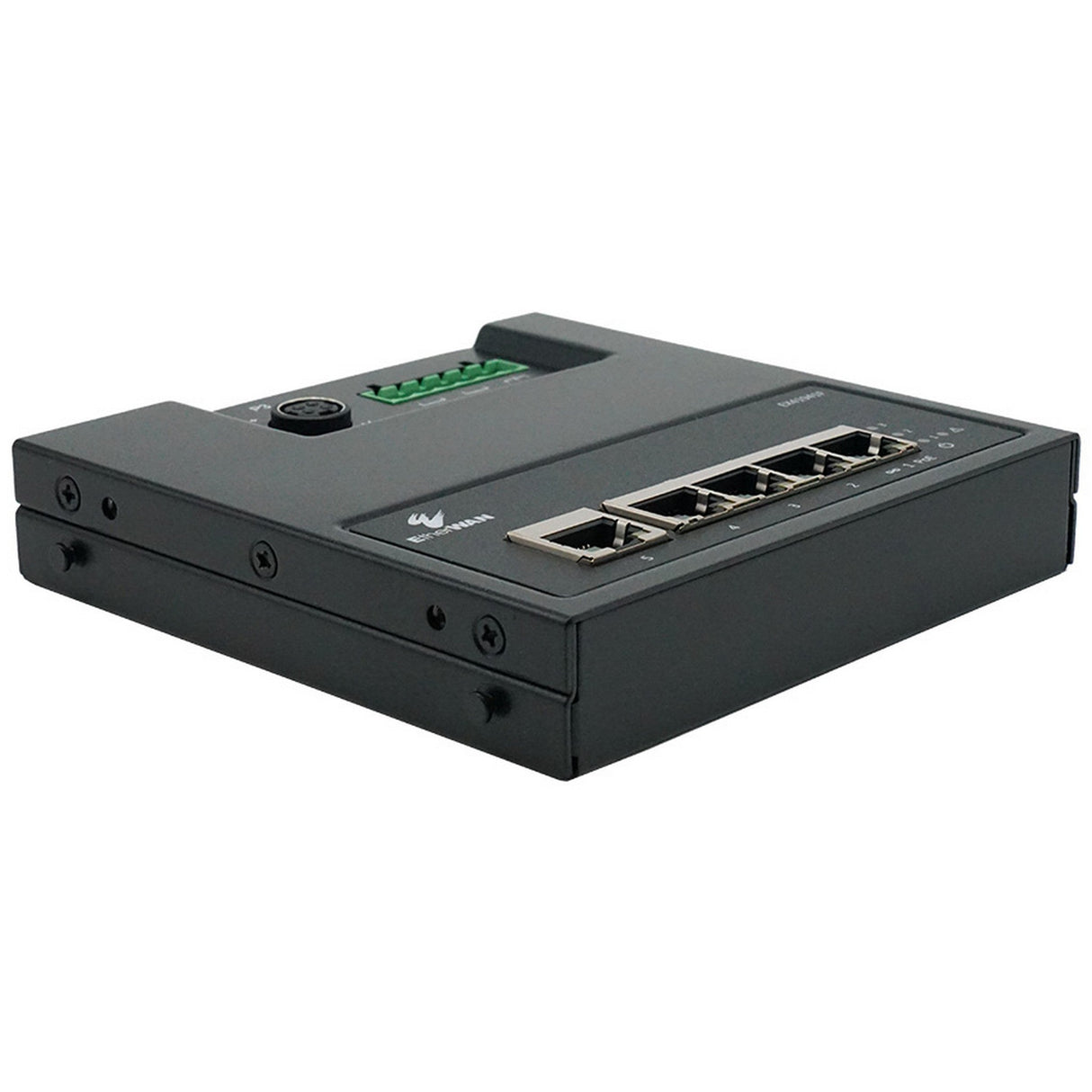 EtherWAN EX41941F Hardened Unmanaged 4-Port Gigabit PoE and 1-Port Gigabit RJ45 Ethernet Switch