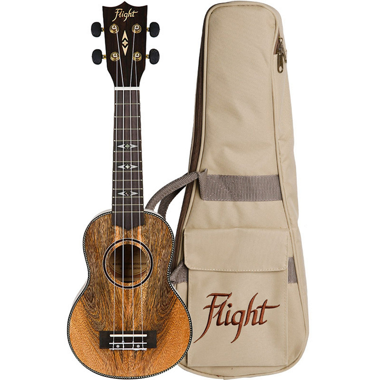 Flight DUS450 Mango Soprano Ukulele with Gigbag