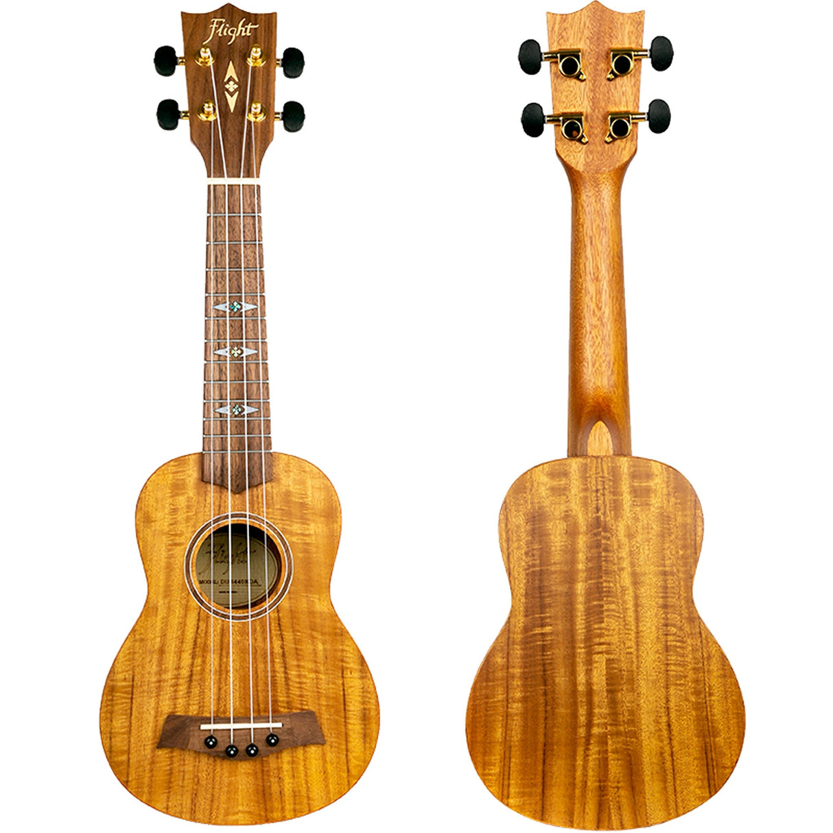 Flight DUS440 Acacia Soprano Ukulele