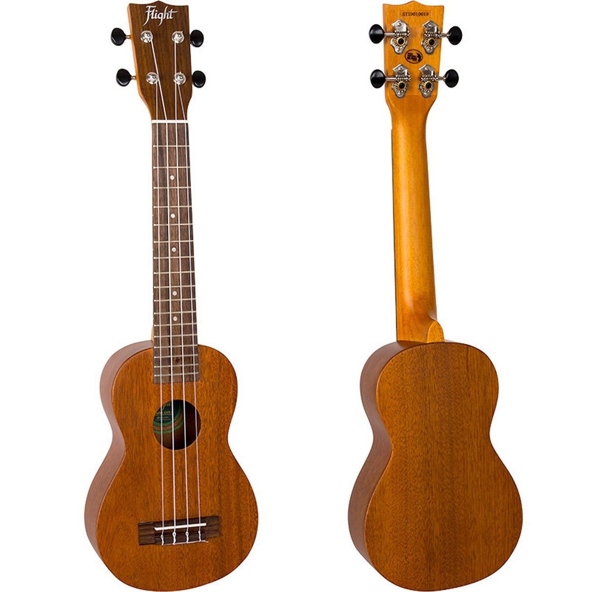 Flight LUS 5 All Solid Mahogany Concert Neck Soprano Ukulele