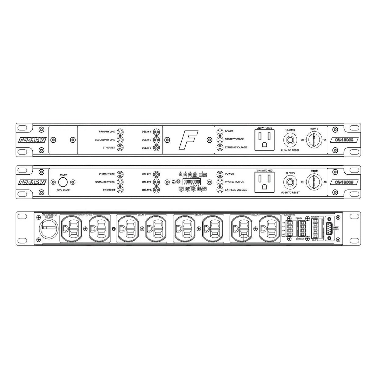 Furman CN-1800S SmartSequencing Power Conditioner and Surge Protector