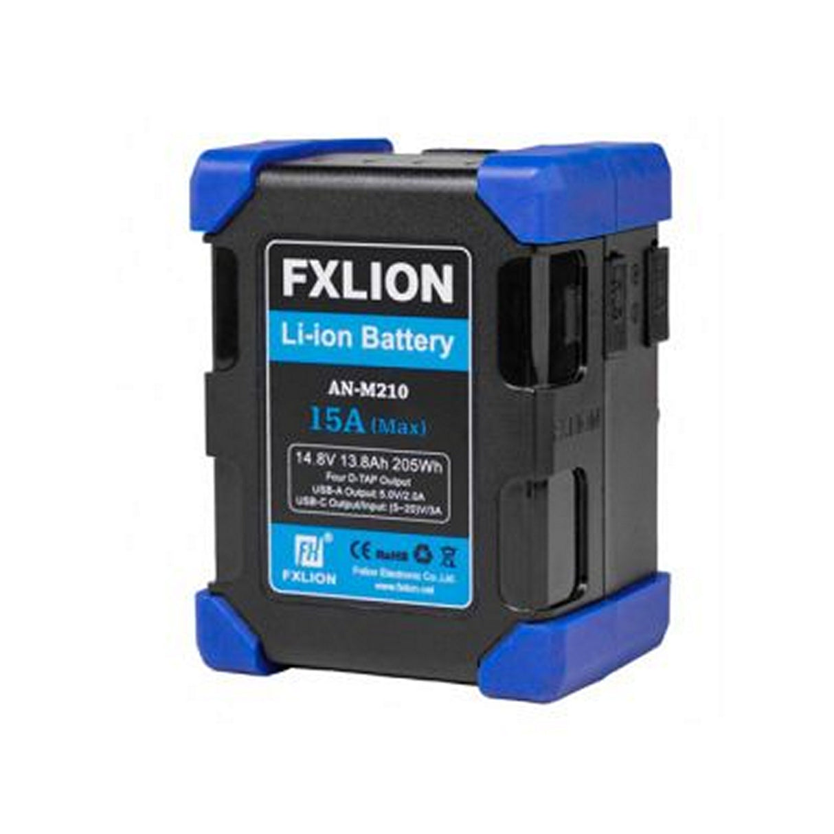Fxlion High Power Square Battery 205Wh Gold Mount with 10A Output