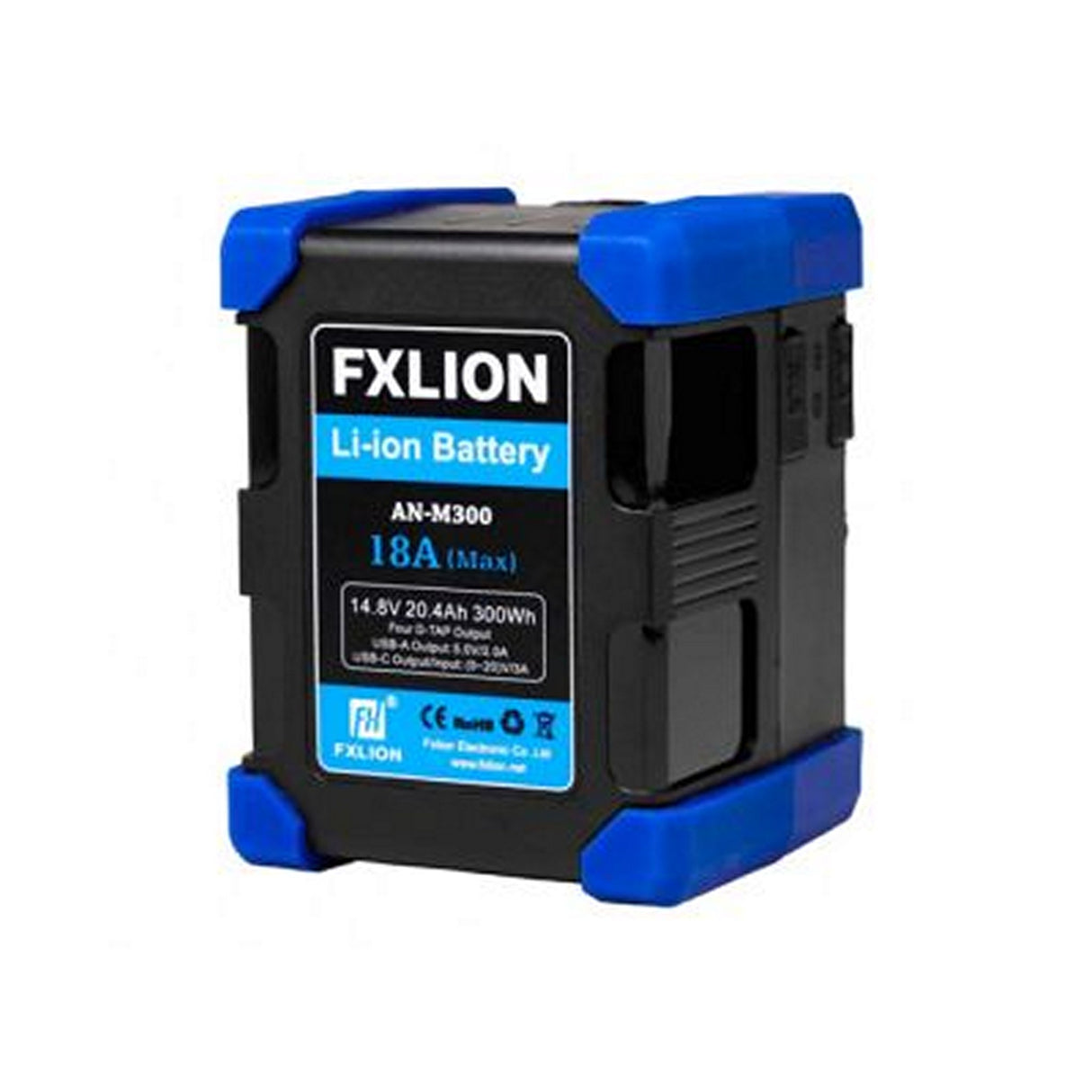Fxlion High Power Square Battery 300Wh Gold Mount with 10A Output