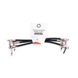 Gator Backline Series Straight to Right-Angled Patch Cables 3-Pack of 6-Inch