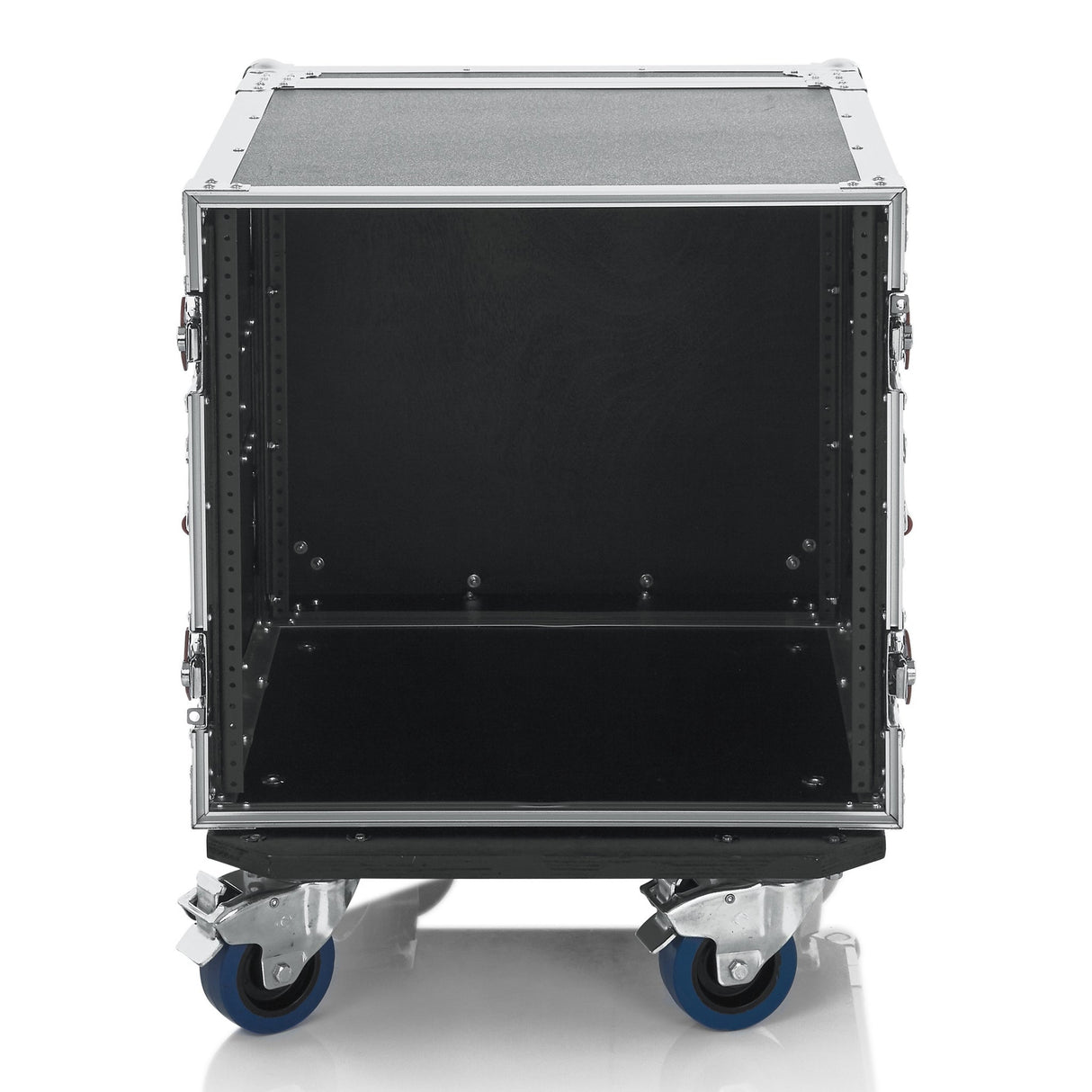 Gator G-TOUR 10U CAST ATA Wood Flight Rack Case with Casters, 10U 17-Inches Deep